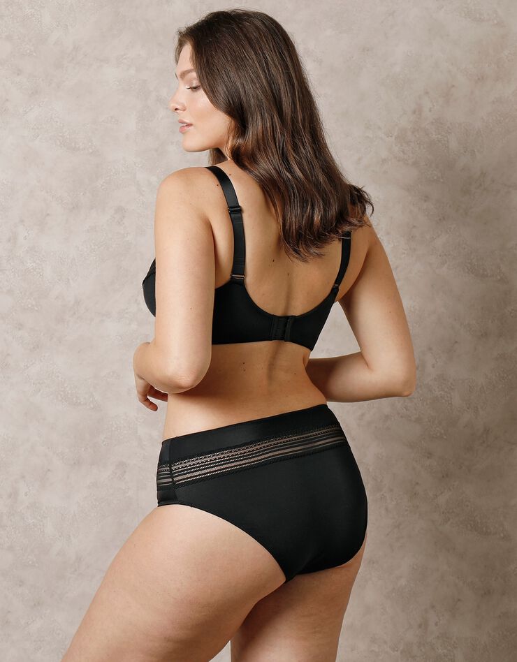 Culotte haute microfibre effet seconde peau Albury - lot de 2 (noir) Culotte haute microfibre effet seconde peau Albury - lot de 2 (noir)