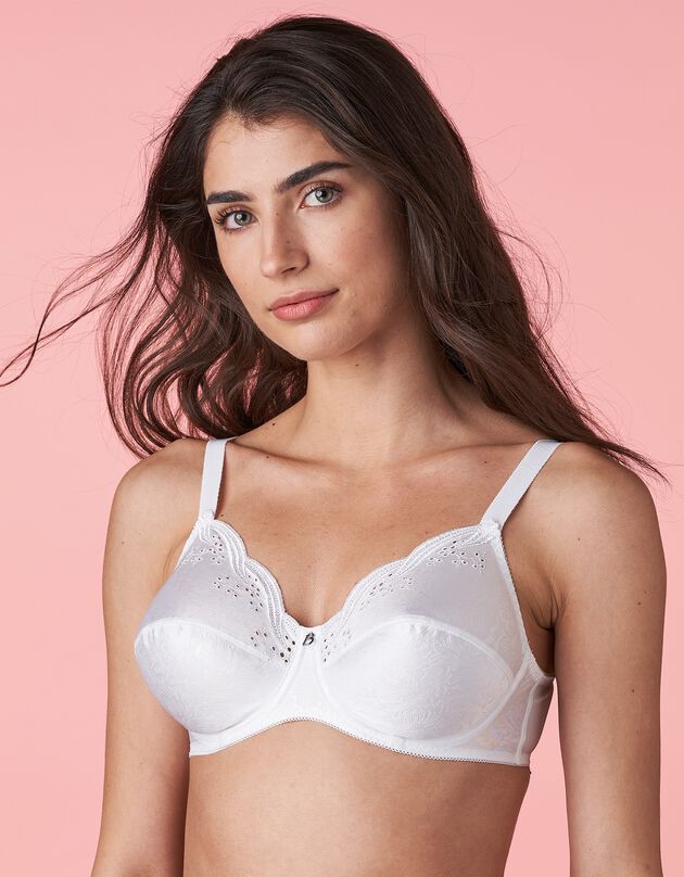 Soutien-gorge emboîtant Emily - avec armatures (blanc)
