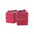 Essuie-mains éponge petite taille fond rouge - lots (rouge)