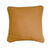 Coussin uni biais en jute  (miel)