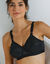 Soutien-gorge Coeur Croisé Classique - sans armatures (noir)