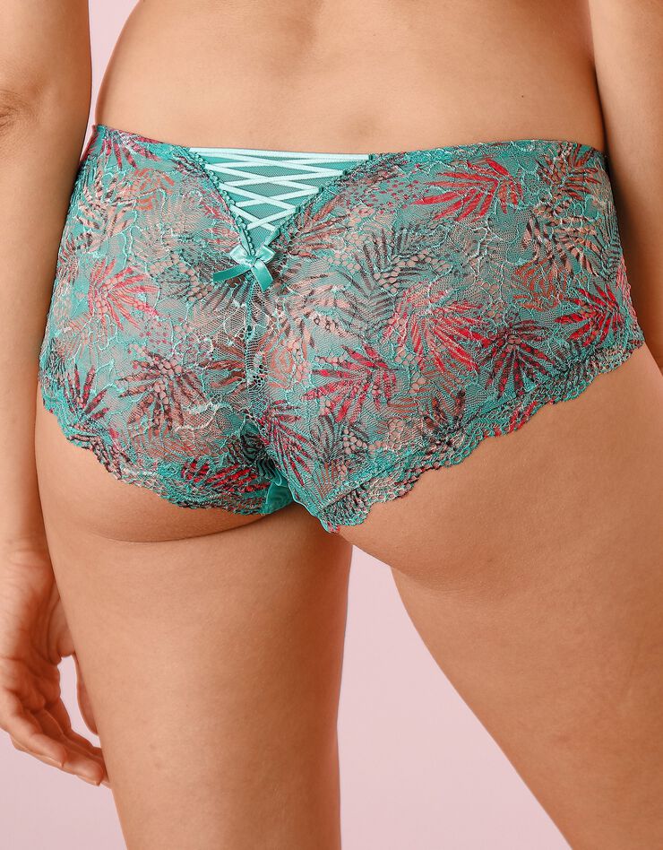 Shorty dentelle imprimée "Luccia Swing" (lagon) Shorty dentelle imprimée "Luccia Swing" (lagon)