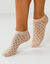 Socquettes basses pois fantaisie - lot de 5 (écru / beige)