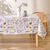 Nappe toile cirée imprimé bucolique (blanc / vert)