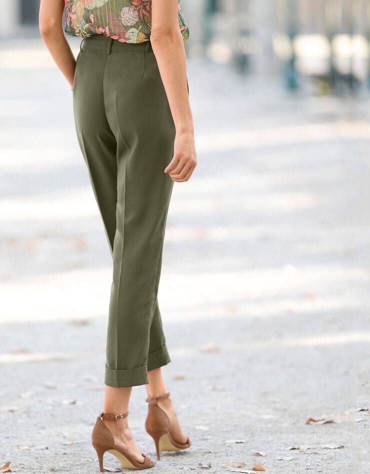 Pantalon fuselé 7/8ème fluide (bronze) Pantalon fuselé 7/8ème fluide (bronze)