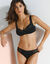 Culotte midi coton dentelle unie Coria - lot de 2 (noir)