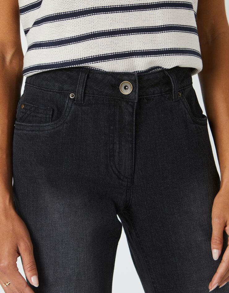 Jean stretch coupe mom spécial petites (noir) Jean stretch coupe mom spécial petites (noir)