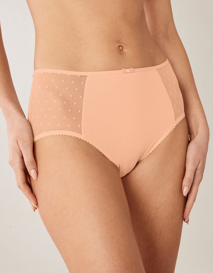 Culotte maxi coton plumetis unie Sutton - lot de 2 Culotte maxi coton plumetis unie Sutton - lot de 2