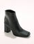 Boots à talon à bout carré (noir)