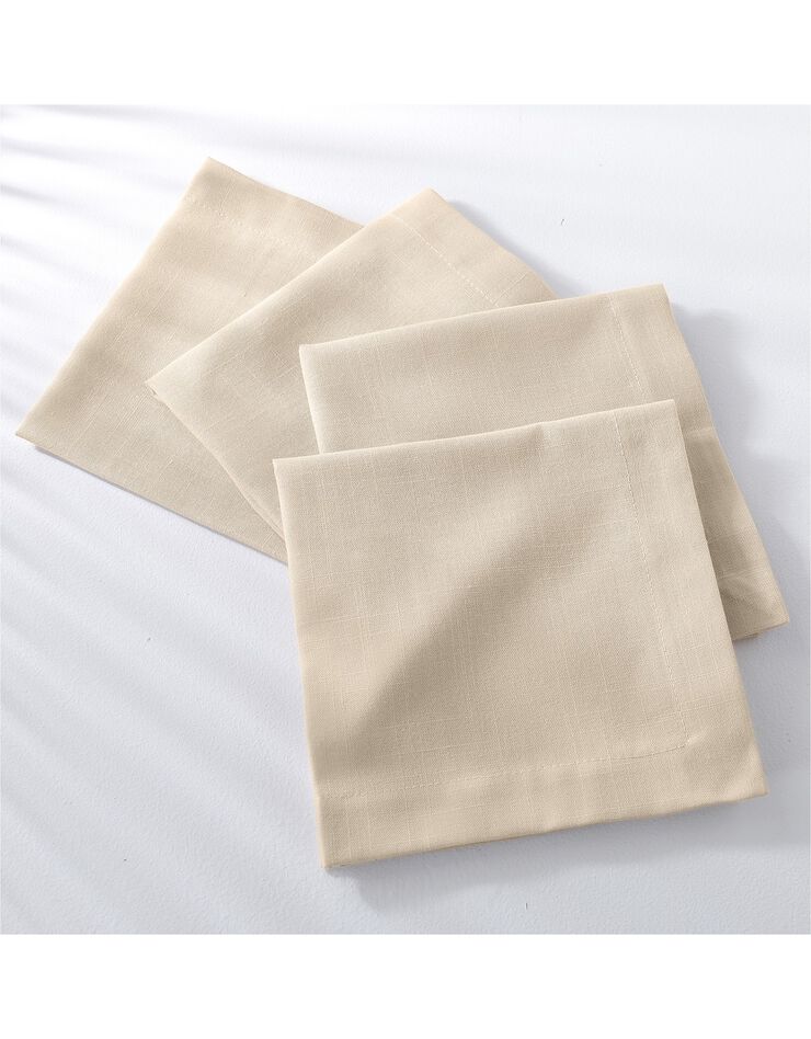 Nappe aspect lin (naturel) Nappe aspect lin (naturel)