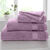 Collection serviettes de bain unies - coton modal 500 g/m&sup2; (figue)