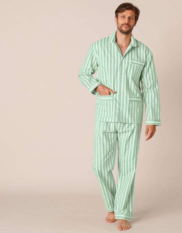Pyjama - pilou coton (vert)