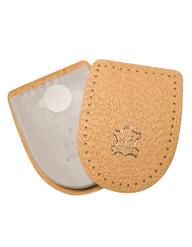 Talonnette anatomique cuir - lot de 2 paires (chair)