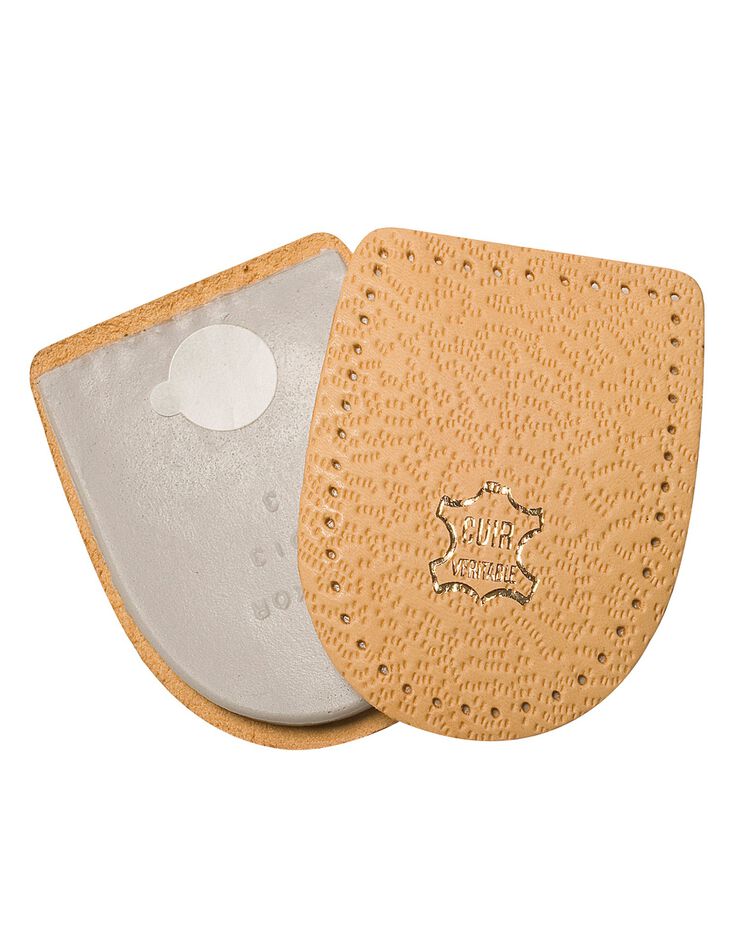 Talonnette anatomique cuir - lot de 2 paires (chair)