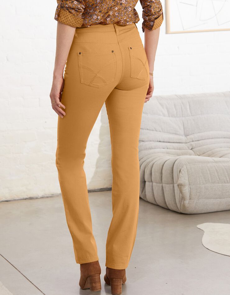 Pantalon sculptant coupe 5 poches (miel) Pantalon sculptant coupe 5 poches (miel)