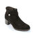 Boots en cuir à talon  (noir)