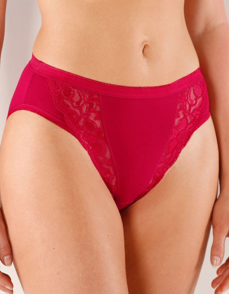 Culotte midi dentelle - lot de 3 (neutre) Culotte midi dentelle - lot de 3 (neutre)