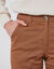 Pantalon chino stretch (caramel)