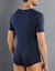 T-shirt sous-vêtement homme col V - lot de 3 (marine)
