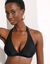 Soutien-gorge de bain forme triangle uni Solaro - sans armatures (noir)
