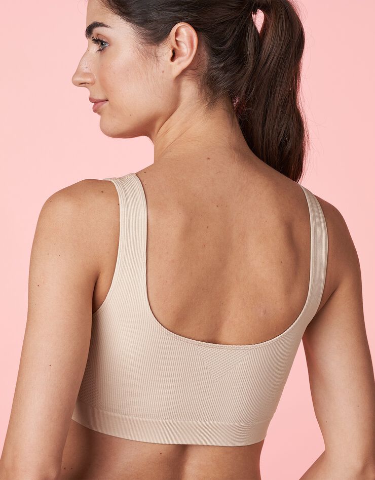 Brassière "Just essential" stretch - sans armatures (beige) Brassière "Just essential" stretch - sans armatures (beige)