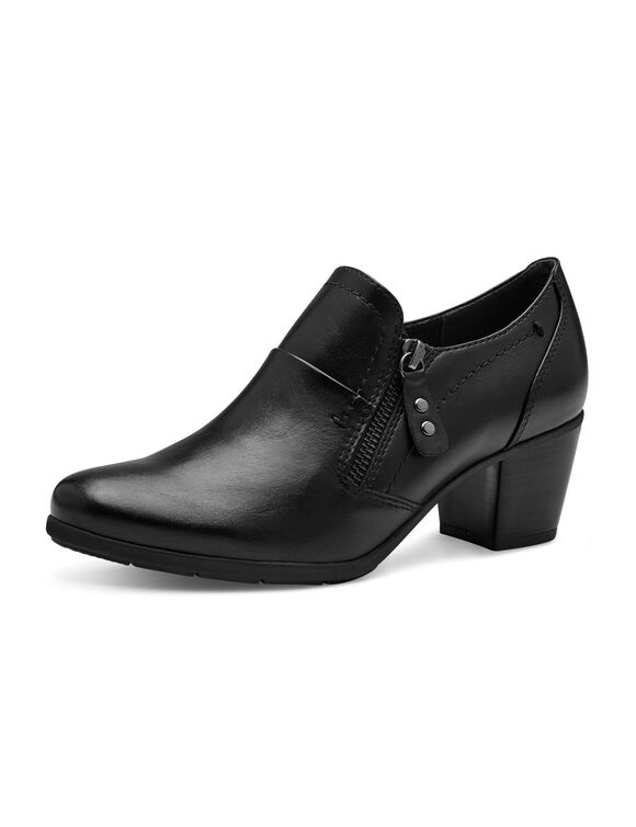 Chaussures trotteurs zipp&eacute;es (noir)