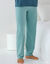 Pantalon pyjama coton uni (aqua)