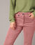 Pantalon droit, velours c&ocirc;tel&eacute; (rose gris&eacute;)