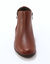 Boots cuir (bordeaux)