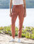 Pantalon cargo fluide (paprika)