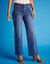 Jean coupe large stretch, petite stature (stone)