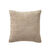 Housse de coussin unie tissage chenille - lot de 2 (sable)