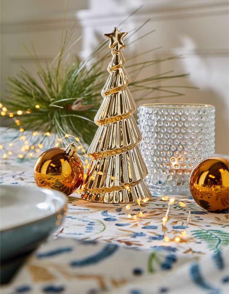 Sapin coloris doré - lot de 2 (doré)