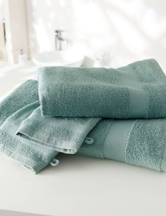 Éponge coton - 350g/m² (vert)