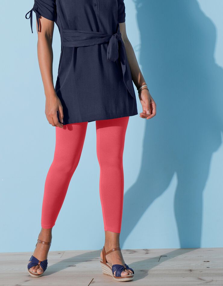 Legging taille élastiquée (corail) Legging taille élastiquée (corail)