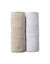 Culotte coton stretch taille tr&egrave;s haute couvrante - lot de 2 (blanc + beige chin&eacute;)