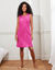Chemise de nuit courte sans manches (violine)