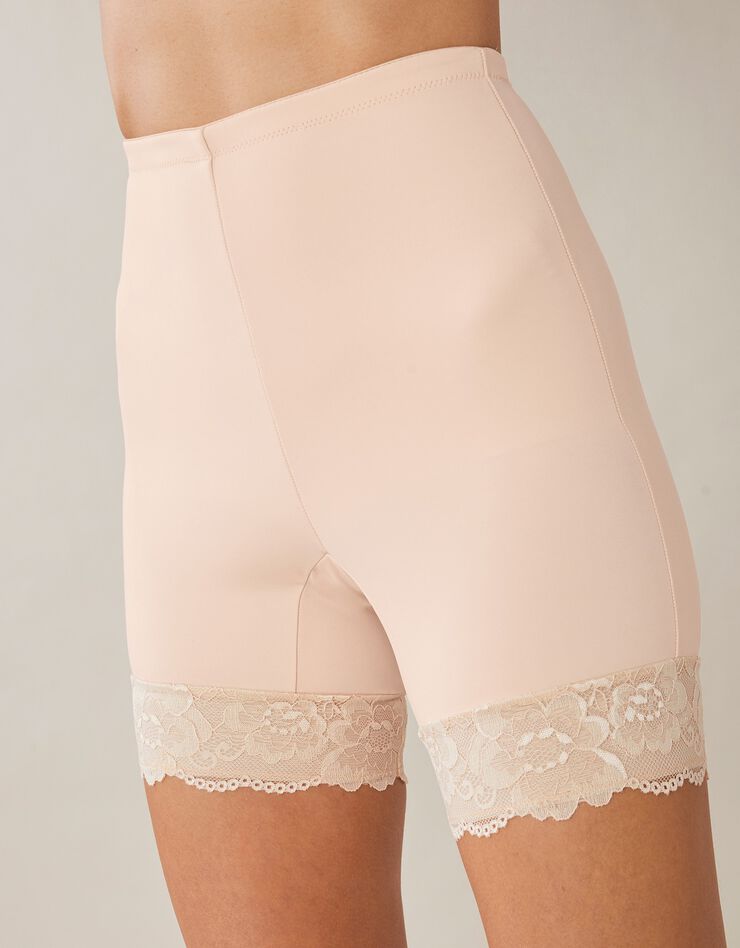 Panty microfibre et dentelle - sculptant (peau)