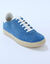 Baskets vintage croûte de cuir colorées (bleu)