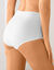 Culotte forme maxi en coton extensible uni – Lot de 10  (blanc / noir)