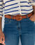 Ceinture tressée à boucle (caramel)