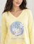 Tee-shirt manches longues "Nature Sauvage" (jaune)