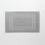 Tapis de bain &eacute;ponge double liteau (gris)