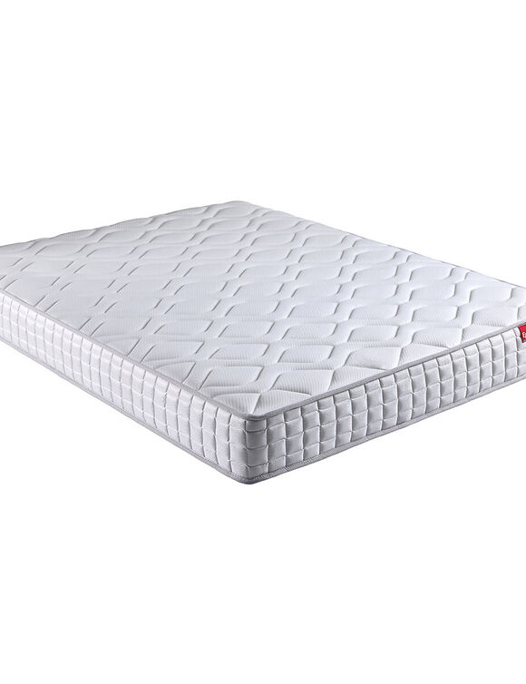 Matelas 560 ressorts ensachés Épéda confort ferme H22 cm (blanc)