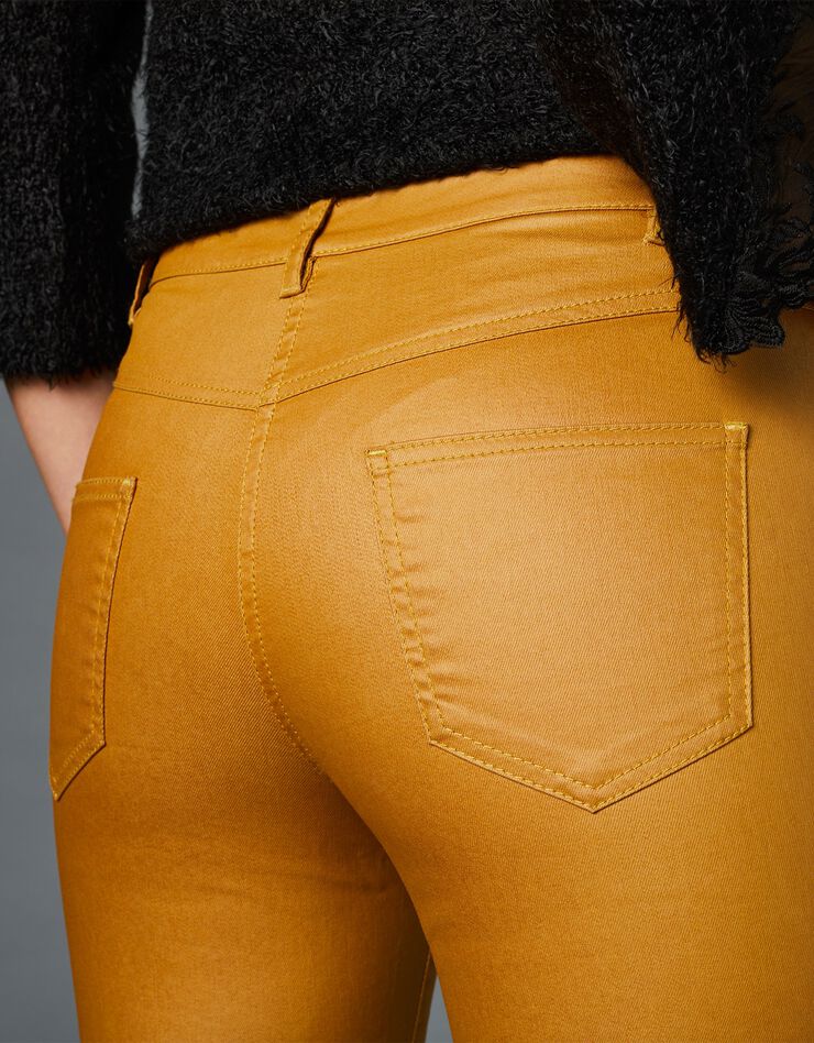 Pantalon enduit fuselé (safran) Pantalon enduit fuselé (safran)