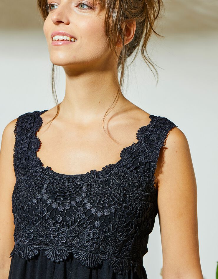 Débardeur macramé (noir) Débardeur macramé (noir)