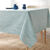 Nappe toile cirée imprimée vagues  (bleu)