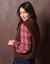 Veste sans manches, maille bouclette (chocolat)
