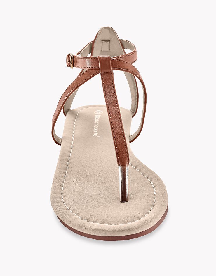 Sandales entredoigt - marron (marron) Sandales entredoigt - marron (marron)
