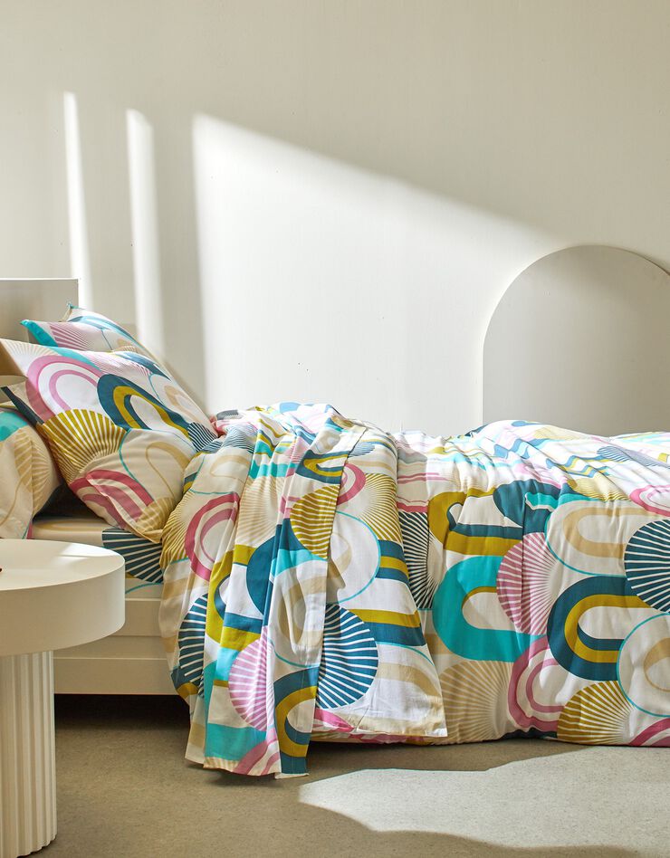 Linge de lit Arche en coton (blanc)
